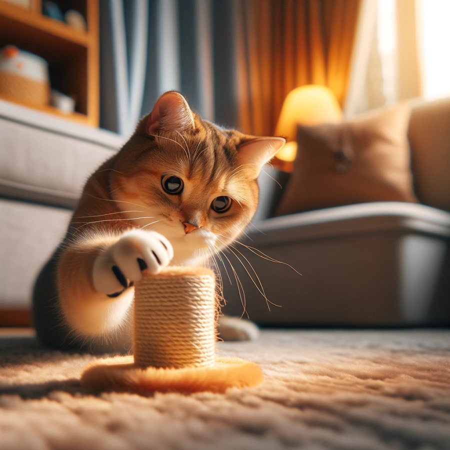 为什么猫咪喜欢用爪子抓东西？