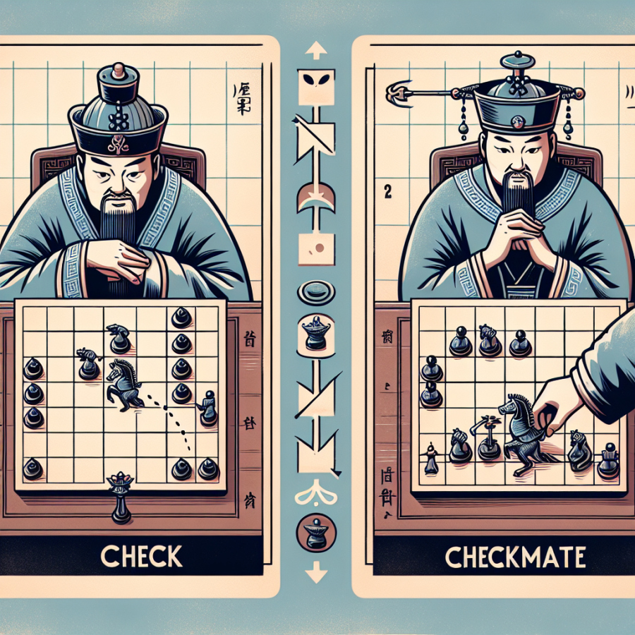 中国象棋中的“将军”和“杀棋”有何区别？