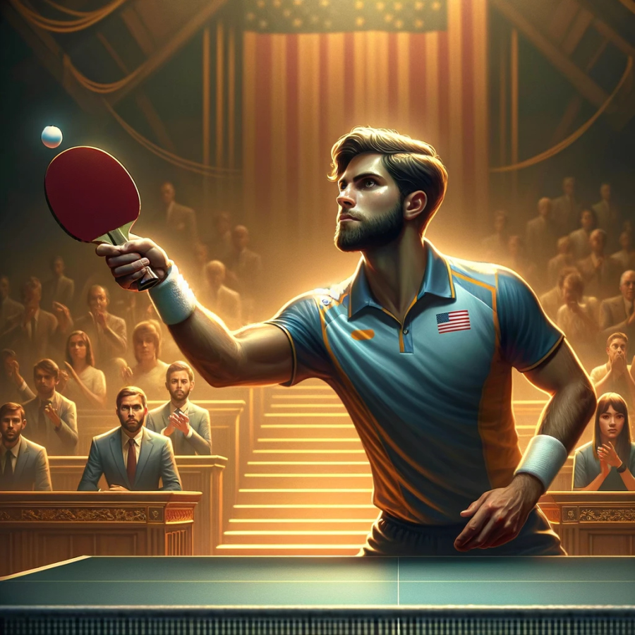 乒乓球比赛中的发球规则是什么？